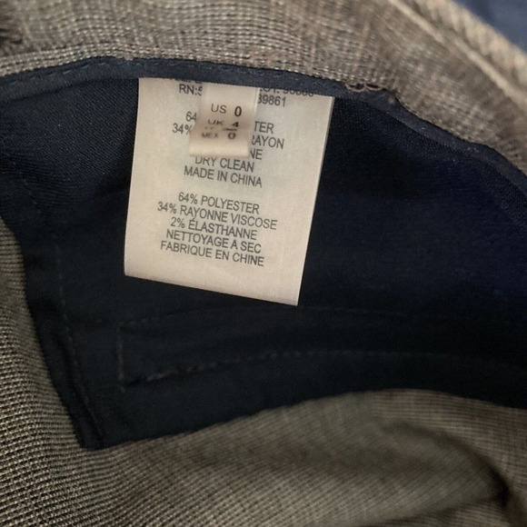 Elie Tahari Pants Womens size 0 Gray Career Work Wear - Picture 4 of 10